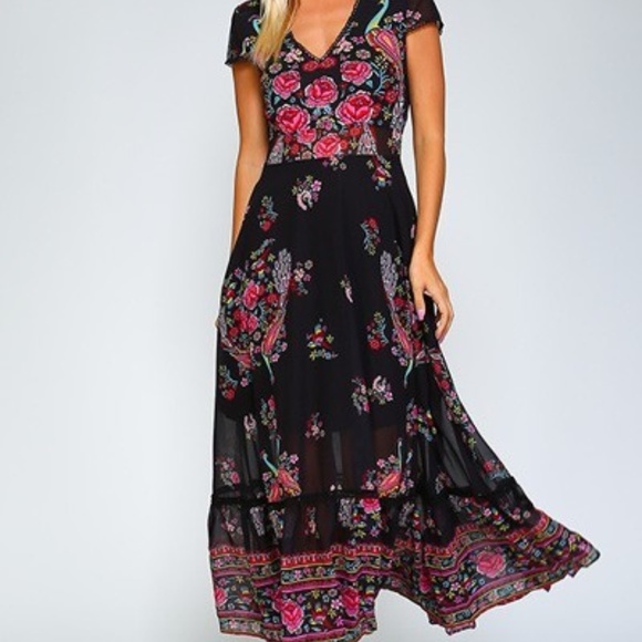 Floral Print Dress - Picture 2 of 6